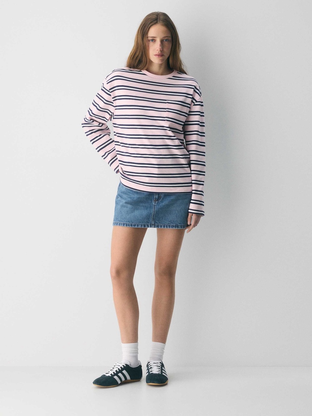 Aritzia TNA Mighty Cotton Fletch Longsleeve